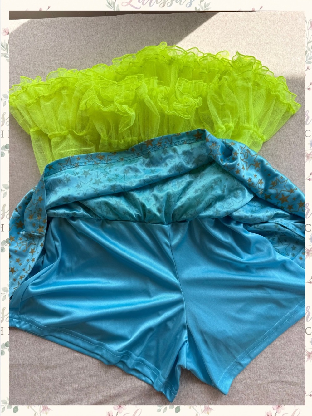 Pink-Latte Dance | 2019 Neon Star Tulle Streetwear Skort | Size JP S | Fits XS - Picture 16 of 16
